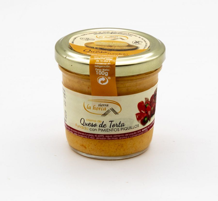 Crema de Queso de Torta de Oveja con Pimientos del Piquillo